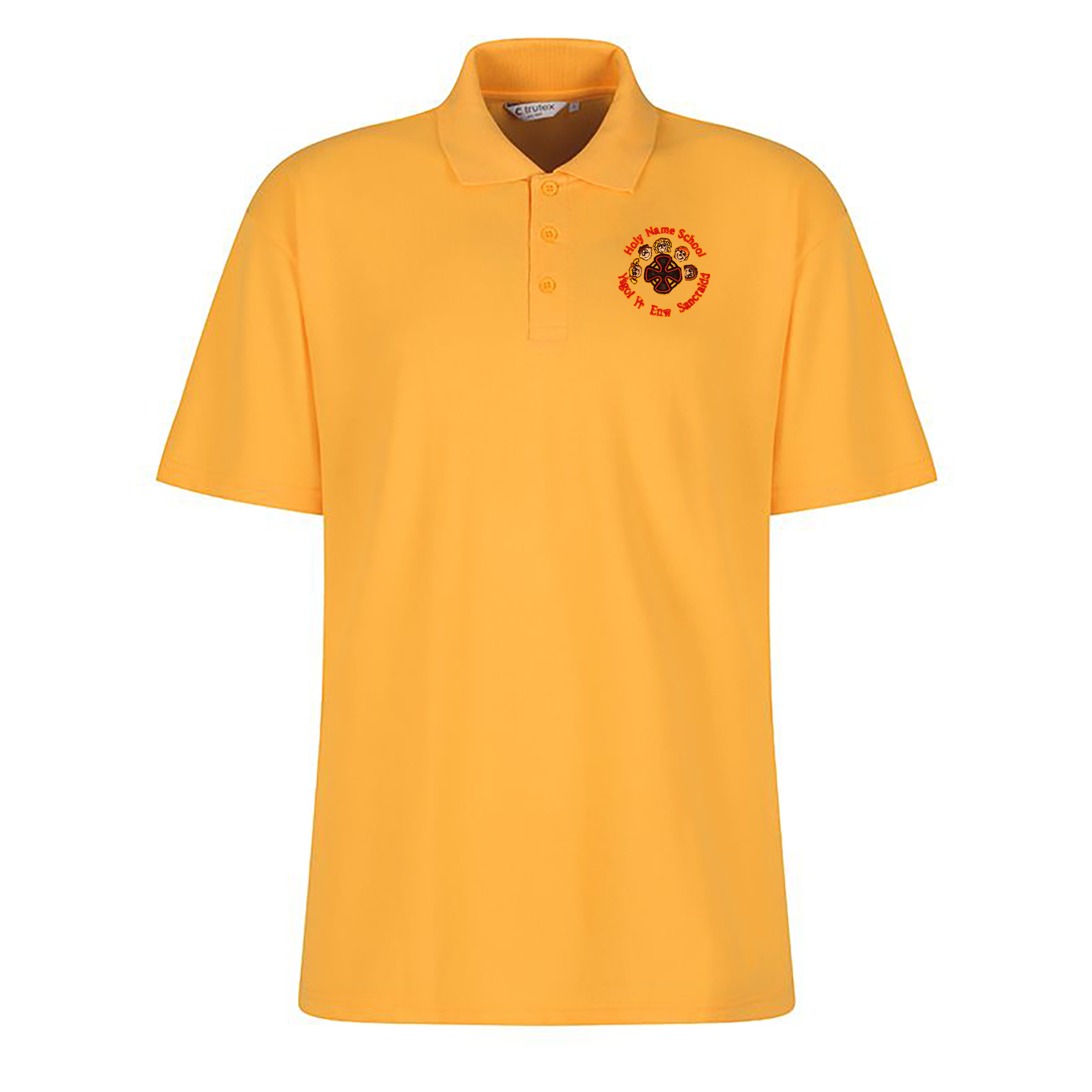 Holy Name School Unisex Sunflower Polo Shirt - Tees R Us Embroidery and ...
