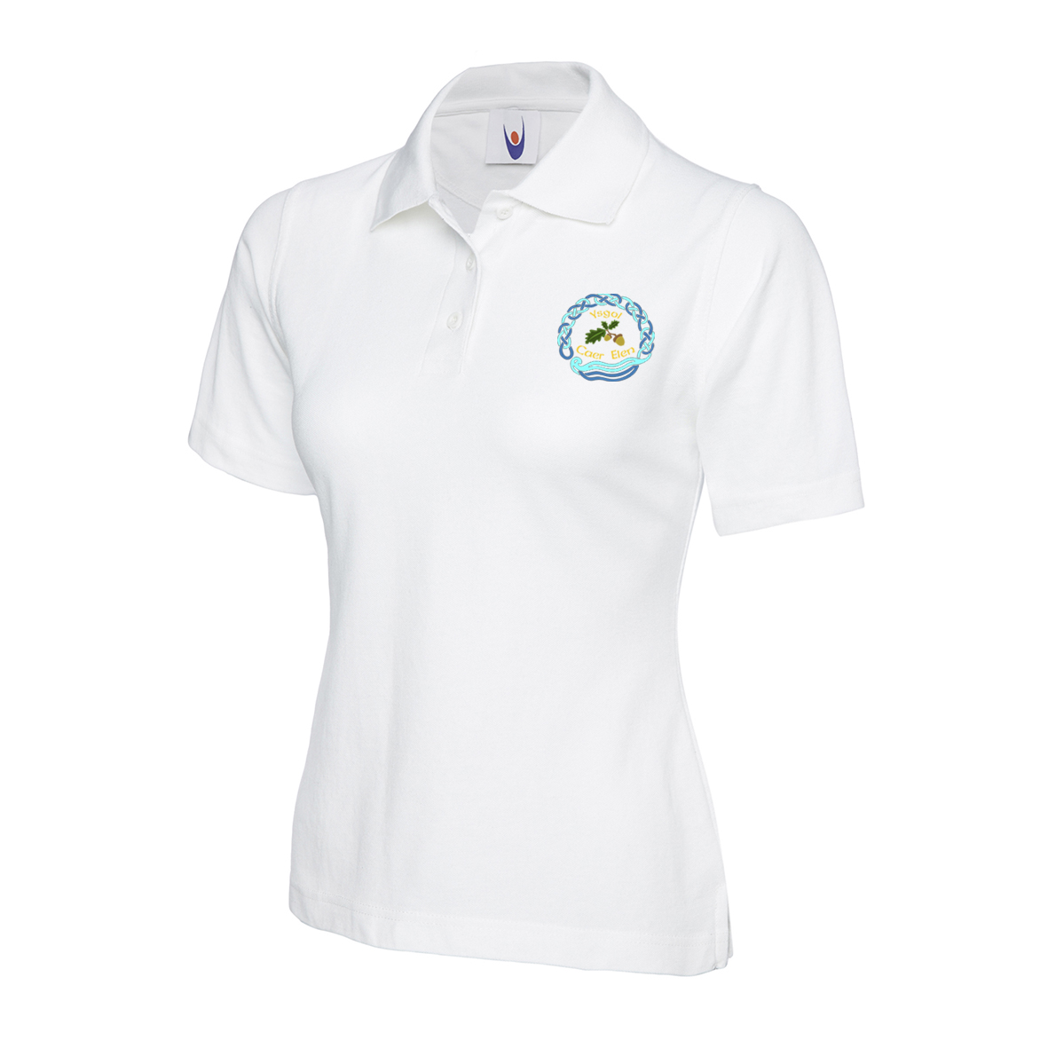 Ysgol Caer Elen Girls Fitted Summer Polo Shirt - Tees R Us Embroidery ...