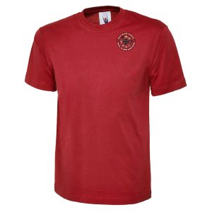 Holy Name School Unisex Red PE T shirt