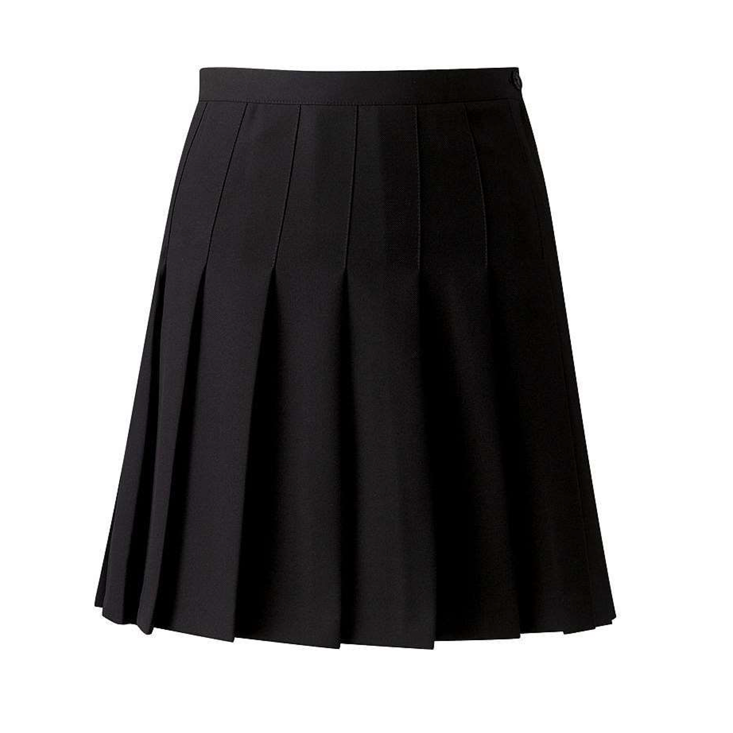 Ysgol Greenhill 6th Form Black Designer Pleated Skirt