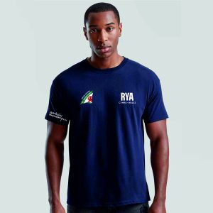 Welsh Sailing / Royal Yachting Association Cymru Wales Cooltex® Plus Wicking Navy T Shirt (Regular Fit)