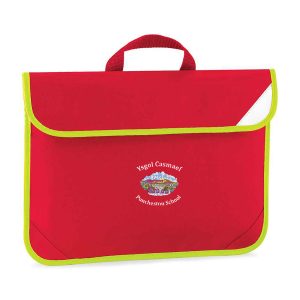 Ysgol Casmael | Puncheston Red Embroidered Bookbag