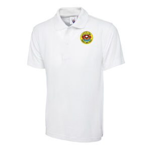 Ysgol Bro Ingli School Unisex White Polo Shirt