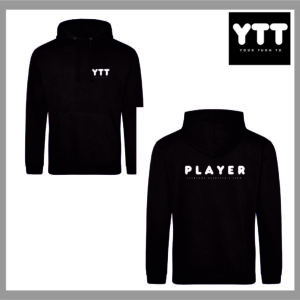 YTT Black Classic Hooded Sweatshirt