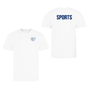 Cosheston VC School Unisex White PE T Shirt